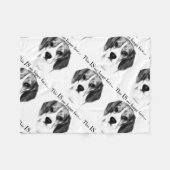 Couverture Polaire Joyeux visage (Devant (Horizontal))
