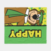 Couverture Polaire Joyeux Yogi Bear (Devant (Horizontal))