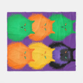 Couverture Polaire Judging Cats (Devant (Horizontal))