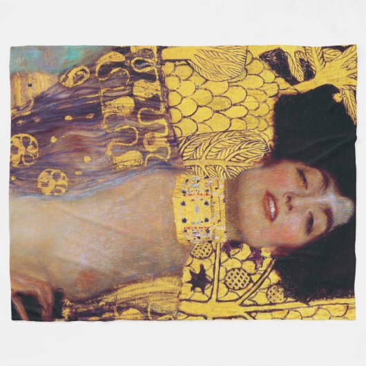 Couverture Polaire Judith (Dame en or), Gustav Klimt (Devant (Horizontal))