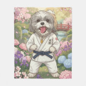 Couverture Polaire Judo Master Shih Tzu (Devant)