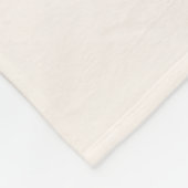 Couverture Polaire Jumbo arc en ciel mignon nom monogramme rose pour (Coin)