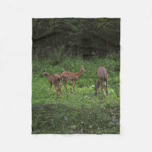 Couverture Polaire Jumeaux et leur maman