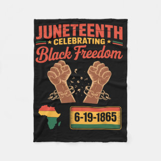 Couverture Polaire Juneteenth 2025 Célébration de la liberté noire 19