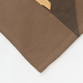Couverture Polaire Jungle Bohème Faune Léopard Doré (Coin)
