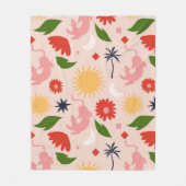 Couverture Polaire Jungle céleste (Devant)