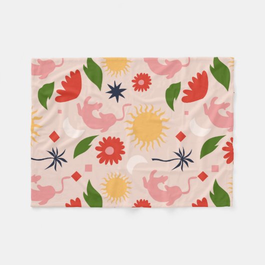 Couverture Polaire Jungle céleste (Devant (Horizontal))