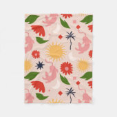 Couverture Polaire Jungle céleste (Devant)