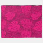 Couverture Polaire Jungle luxe - tropical pattern (Devant (Horizontal))