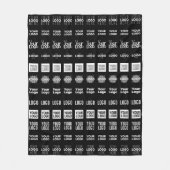 Couverture Polaire Jusqu'à 12 Logos différents ou images téléchargées (Devant)