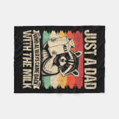 Couverture Polaire Just A Dad Who Always Came Back With The Milk Fath (Devant (Horizontal))