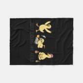 Couverture Polaire Just Doing My Adls - Silly Goose Occupational Ther (Devant (Horizontal))