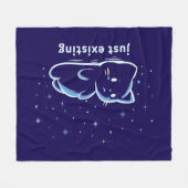 Couverture Polaire Juste exister (Devant (Horizontal))