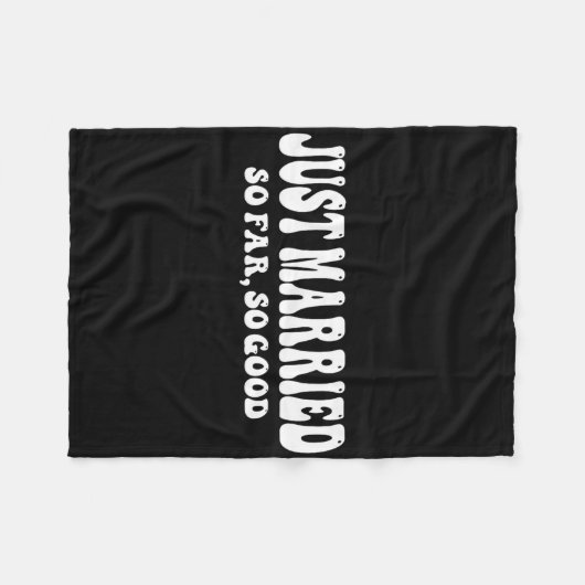 Couverture Polaire Juste Marié Jusqu'À Présent Si Bon Mariage Marié G (Devant (Horizontal))