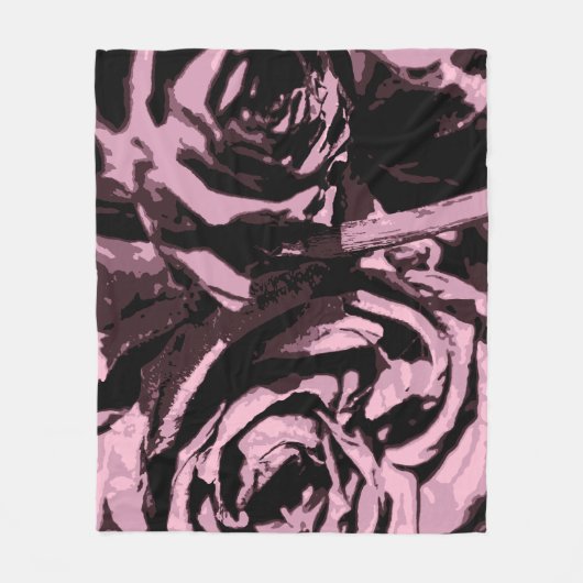 Couverture Polaire Juste quelques Roses (Devant)