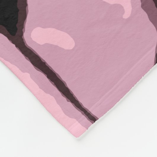 Couverture Polaire Juste quelques Roses (Coin)