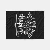 Couverture Polaire Juste Un Chapitre De Plus. Conception amusante de  (Devant (Horizontal))