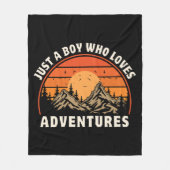 Couverture Polaire juste un garçon qui aime les aventures (Devant)