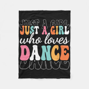 Couverture Polaire Juste Une Fille Qui Aime Danser Mignonne Danseur G