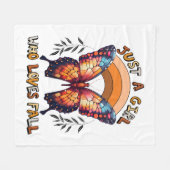 Couverture Polaire Juste une fille qui aime faire l'aumône (Devant (Horizontal))