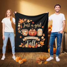 Juste une fille qui aime le café de la saison d'au