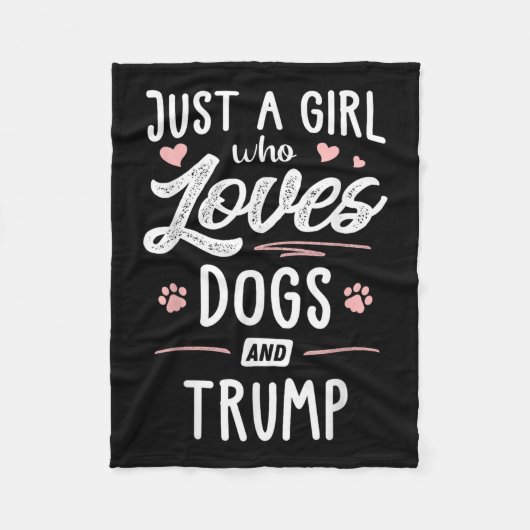 Couverture Polaire Juste Une Fille Qui Aime Les Chiens Et Le Chien Ca (Devant)