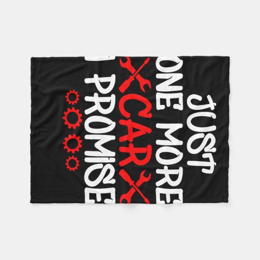 Couverture Polaire Juste Une Voiture De Plus Je Promets (Devant (Horizontal))