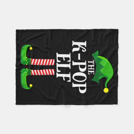 Couverture Polaire K-p Elf Matching Family Group Christmas Party Pyja (Devant (Horizontal))