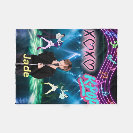 Couverture Polaire K-pop (Devant (Horizontal))
