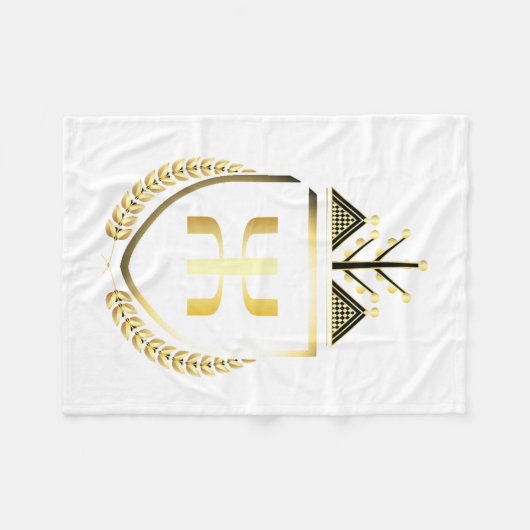 Couverture Polaire Kabyle doré (Devant (Horizontal))