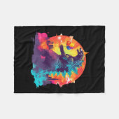 Couverture Polaire Kaiju Anniversaire Funny Boys Anniversaire Monster (Devant (Horizontal))