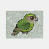 Couverture Polaire Kakapo de Birdorable (Devant (Horizontal))