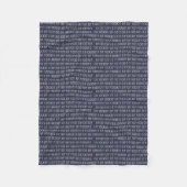 Couverture Polaire Kaleb en code binaire (Devant)