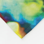 Couverture Polaire Kaléidoscope confit (Coin)
