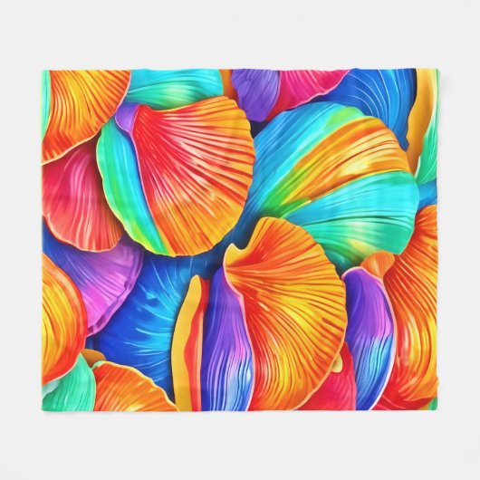 Couverture Polaire Kaleidoscope des coquilles océaniques (Devant (Horizontal))