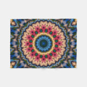 Couverture Polaire Kaléidoscope en mosaïque sans joint abstrait moder (Devant (Horizontal))