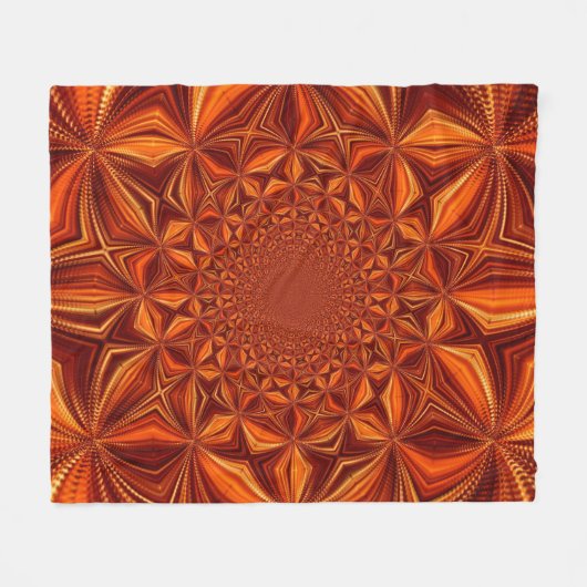 Couverture Polaire Kaleidoscope Red Digital Paper-28503 (Devant (Horizontal))