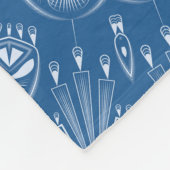 Couverture Polaire Kaleidoscopic mosaic abstract circle ornamental na (Coin)