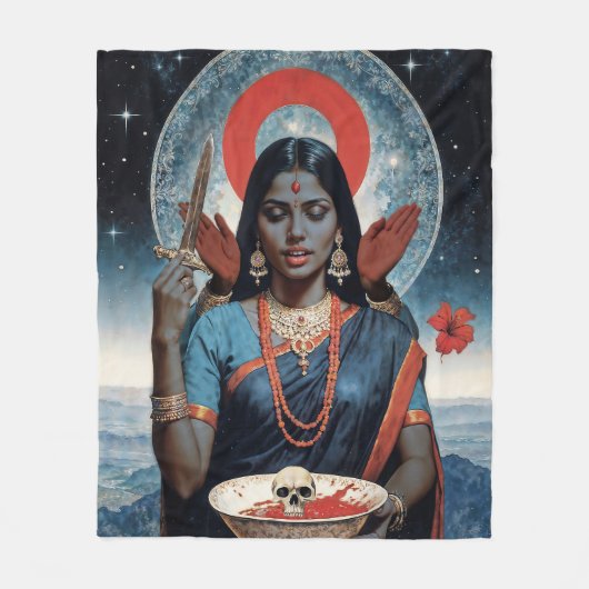 Couverture Polaire Kali sacrée (Devant)