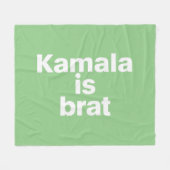 Couverture Polaire Kamala est Brat (Devant (Horizontal))