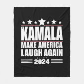 Couverture Polaire Kamala fait rire l'Amérique à nouveau drapeau amér (Devant)