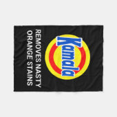 Couverture Polaire Kamala Harris 2024 élimine Nasty Orange Stains Fun (Devant (Horizontal))