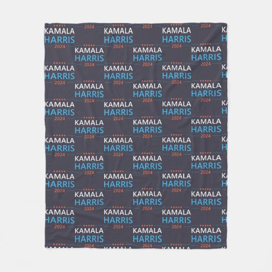 Couverture Polaire Kamala Harris 2024 pour le président (Devant)