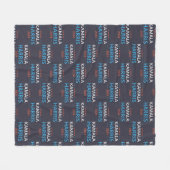 Couverture Polaire Kamala Harris 2024 pour le président (Devant (Horizontal))