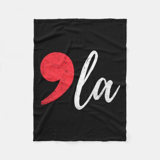 Couverture Polaire Kamala Harris 2024 Président Comma La Funny (Devant)