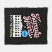 Couverture Polaire Kamala Harris 2024 Social-démocrate Vote Blue (Devant (Horizontal))