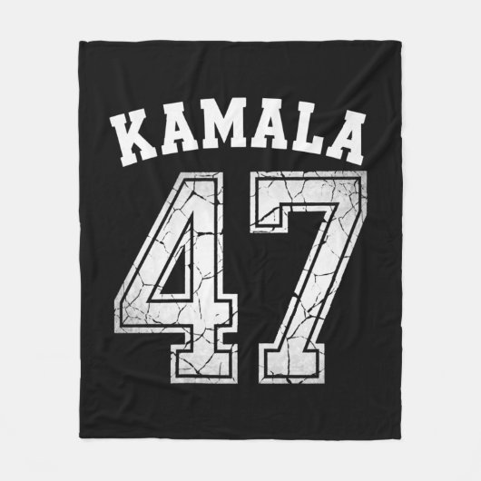 Couverture Polaire Kamala Harris 47 Pour Président Pour Le Peuple (Devant)