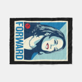 Couverture Polaire Kamala Harris Forward (Devant (Horizontal))
