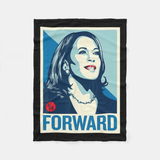 Couverture Polaire Kamala Harris Forward (Devant)