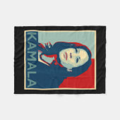 Couverture Polaire Kamala Harris Je parle Citation Joe Biden 2020 (Devant (Horizontal))